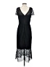 Kay Unger 100% Polyester Black Cocktail Dress Size 4 - photo 2