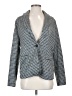 Lands' End 100% Polyester Checkered-gingham Blue Blazer Size S - photo 1