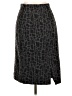 Classiques Entier Graphic Black Wool Skirt Size 10 - photo 2