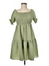 Unbranded Solid Green Casual Dress Size M - photo 1