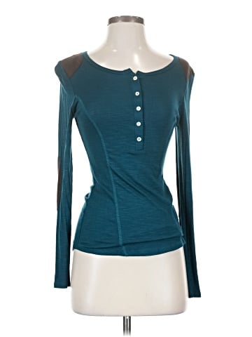Active Long Sleeve Henley (view 1)