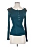 Active 100% Rayon Teal Long Sleeve Henley Size S - photo 1