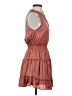 Glam 100% Polyester Brown Casual Dress Size S - photo 4
