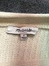 Madewell Ivory Boatneck Button-Shoulder Sweater Size S - photo 7
