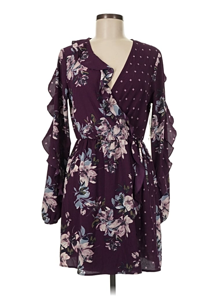 Pre-owned June & Hudson Casual Dress In Purple