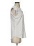 Express 100% Polyester Polka Dots Silver Sleeveless Blouse Size XS - photo 4