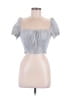 Wilfred Silver Short Sleeve Blouse Size S - photo 1