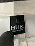 Hue Solid White Active Pants Size L - photo 4