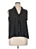 Beacon Polka Dots Black Sleeveless Blouse Size 1X - photo 1