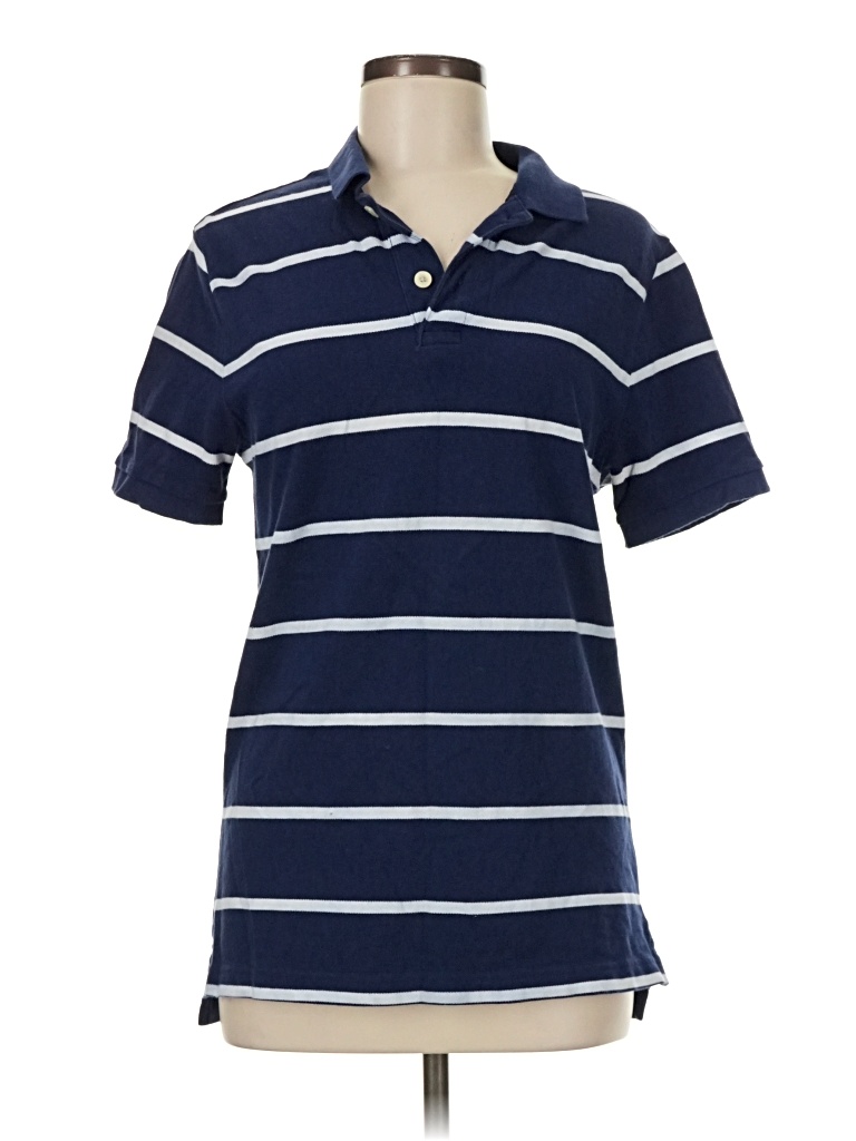 Pre-owned Gap Outlet Short Sleeve Polo Shirt In Blue