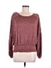 Willow & Root Burgundy Long Sleeve Blouse Size S - photo 1