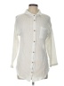 Assorted Brands 100% Cotton Tweed Ivory Long Sleeve Button-Down Shirt Size L - photo 1