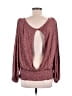 Willow & Root Burgundy Long Sleeve Blouse Size S - photo 2