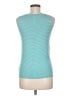 Akris Punto Stripes Teal Tank Top Size 8 (estimated) - photo 2