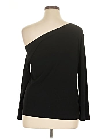 Norma Kamali 3/4 Sleeve T-Shirt (view 2)