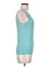 Akris Punto Stripes Teal Tank Top Size 8 (estimated) - photo 4