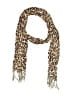 Unbranded 100% Rayon Animal Print Tan Brown Scarf One size - photo 1