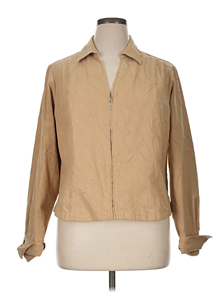 Pre-owned Coldwater Creek Jacket In Tan