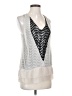 Pure Sugar Silver Sleeveless Blouse Size S (estimated) - photo 1