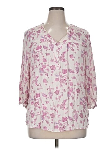 Skies Are Blue 3/4 Sleeve Blouse (view 1)