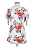 Unbranded Floral White Short Sleeve T-Shirt Size M - photo 2