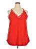 Unbranded Red Sleeveless Blouse Size 2X - photo 1