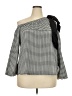 Unbranded Black 3/4 Sleeve Blouse Size 3X (estimated) - photo 1