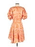 1.State 100% Polyester Paisley Orange Cocktail Dress Size S - photo 2