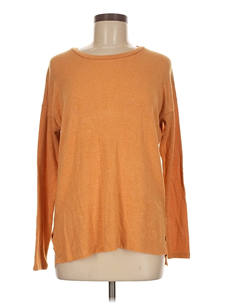 Pre-owned American Eagle Outfitters Long Sleeve T-shirt In Orange