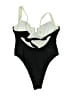 Unbranded Color Block Black One Piece Swimsuit Size L - photo 2