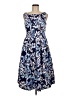 Eliza J 100% Polyester Floral Blue Cocktail Dress Size 8 - photo 1