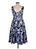 Eliza J 100% Polyester Floral Blue Cocktail Dress Size 8 - photo 2