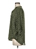 Lush 100% Polyester Green 3/4 Sleeve Blouse Size M - photo 5