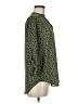 Lush 100% Polyester Green 3/4 Sleeve Blouse Size M - photo 4