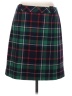 Talbots Plaid Green Casual Skirt Size 8 - photo 1