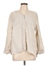 Talbots Tan Long Sleeve Blouse Size XL Petite - photo 1