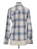 Madewell Plaid Blue Long Sleeve Button-Down Shirt Size 4 - photo 2