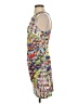 Unbranded Graphic Yellow Cocktail Dress Size S (estimated) - photo 5