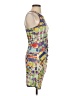 Unbranded Graphic Yellow Cocktail Dress Size S (estimated) - photo 4