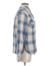 Madewell Plaid Blue Long Sleeve Button-Down Shirt Size 4 - photo 4