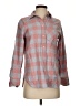 J.Crew 100% Cotton Plaid Gray Long Sleeve Button-Down Shirt Size 00 - photo 1