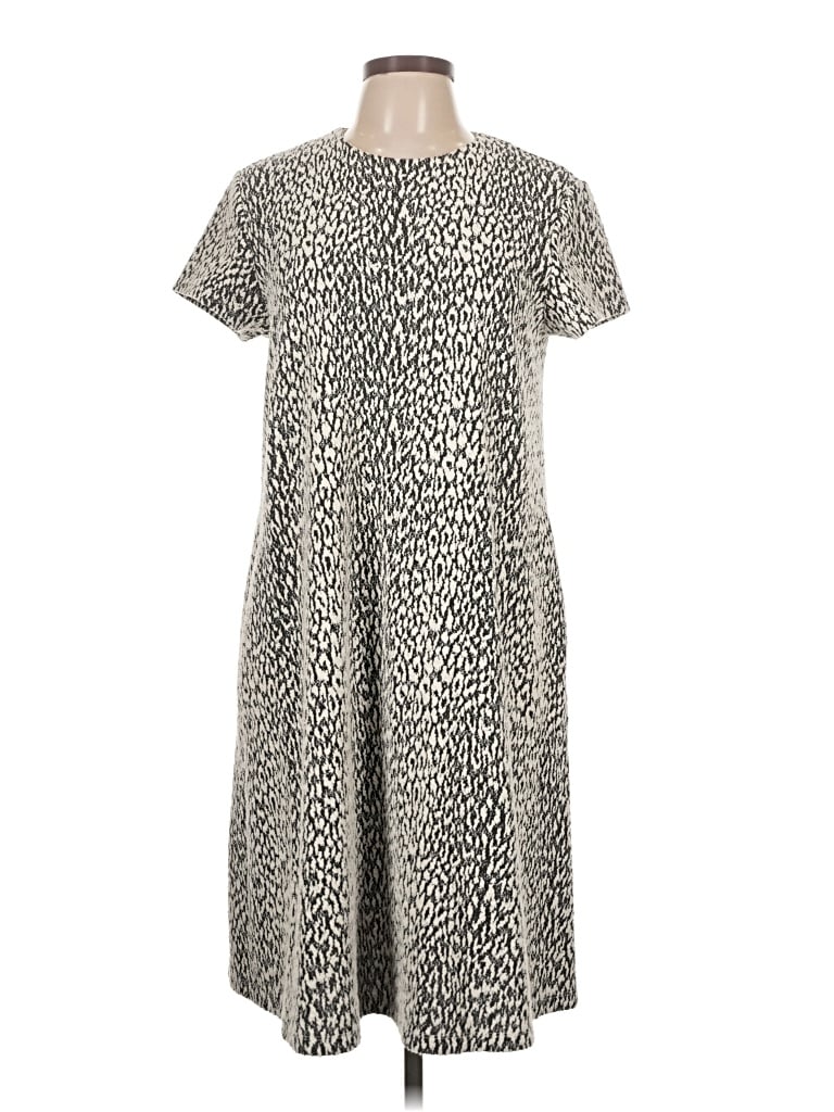 Pre-owned J. Mclaughlin Casual Dress In Gray