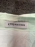 Peacebird Color Block Green Long Sleeve Button-Down Shirt Size S - photo 7