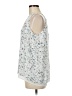 Adrienne Vittadini 100% Polyester Silver Sleeveless Blouse Size M - photo 5