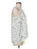 Adrienne Vittadini 100% Polyester Silver Sleeveless Blouse Size M - photo 4