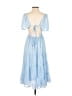 Shein 100% Polyester Blue Casual Dress Size 2 - photo 2