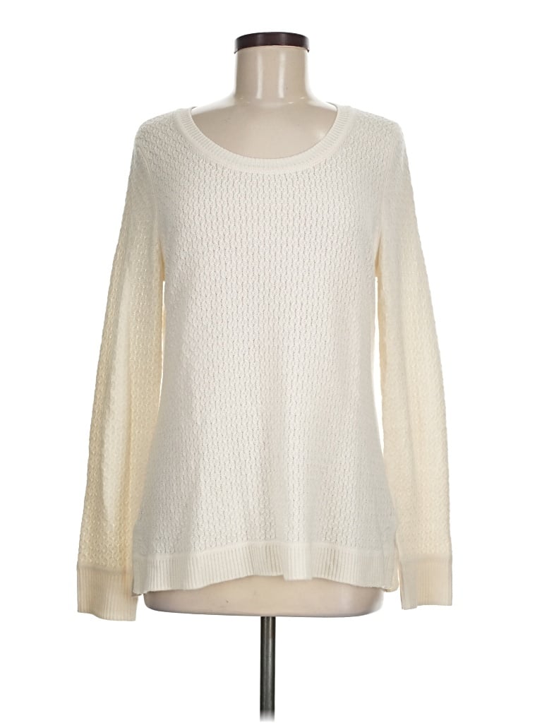 Pre-owned Talbots Pullover Sweater In Ivory