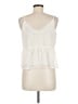 Old Navy 100% Polyester Ivory Sleeveless Blouse Size M - photo 2