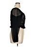 Lily White 100% Polyester Black Long Sleeve Top Size XL - photo 4