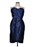Alfred Angelo 100% Polyester Blue Cocktail Dress Size 14 - photo 1